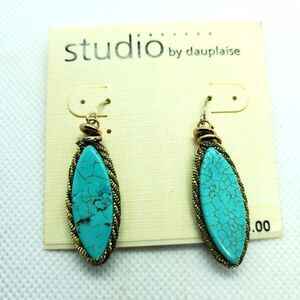 NWT Studio by Dauplaise Turquoise Earrings